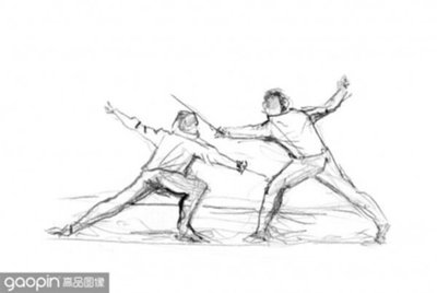 "永春拳木人桩简笔画